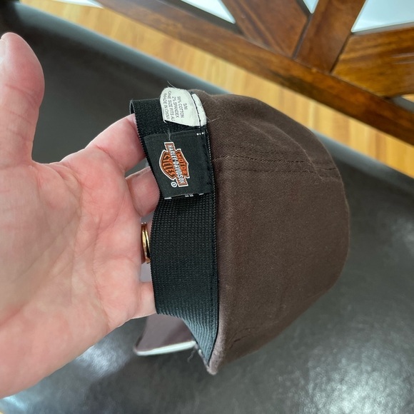 Harley Davidson baseball hat in brown - Picture 8 of 17
